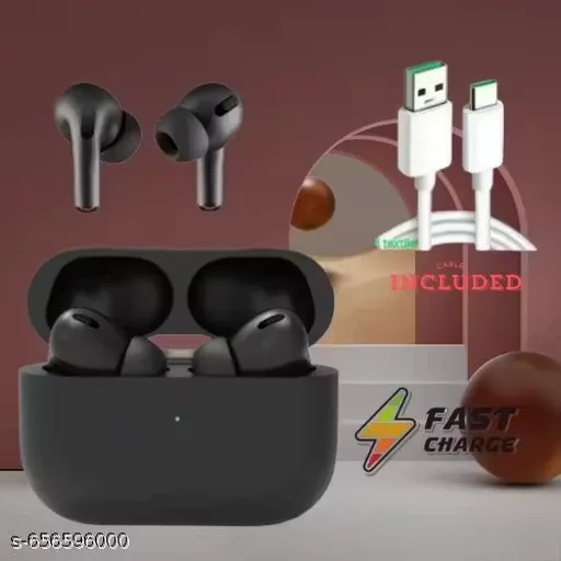 Wireless TWS Bluetooth Ear buds with Free Protective Case (black) |